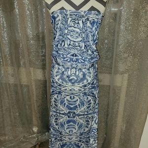 Cynthia Rowley Strapless Maxi Dress